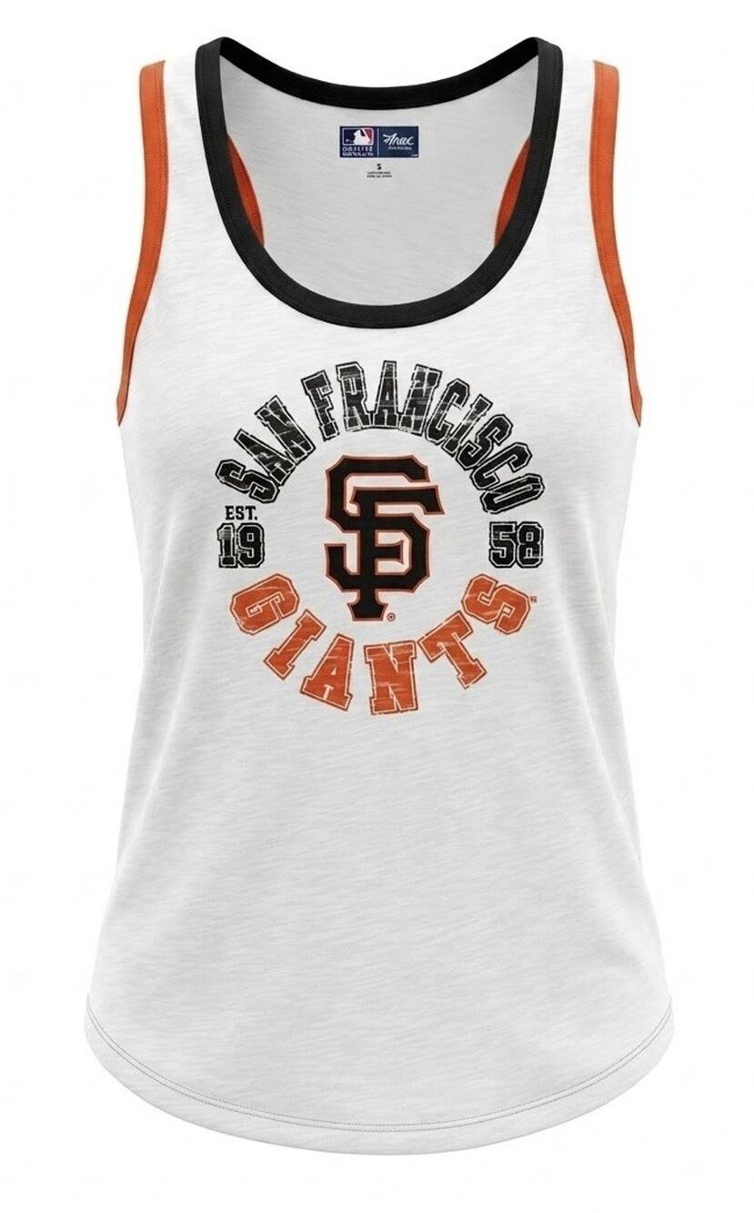 San Francisco Giants Women's Gameday White Heathered Tank Top - S